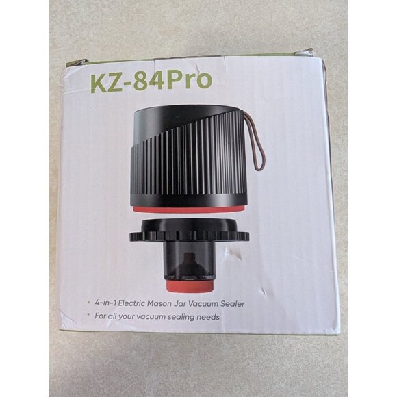 KZ-84Pro Electric Mason Jar Vacuum Sealer – Airtight Food Storage for Mason Jars - Picture 1 of 4